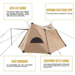 OneTigris Solo Homestead Camping Tent (TC Version) 10 OneTigris Solo Homestead Camping Tent (TC Version) -Roam Ready CE BHS06 TC A 04