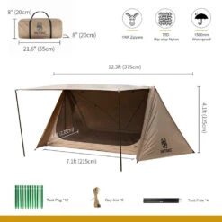 OneTigris Outback Retreat Camping Tent 11 OneTigris Outback Retreat Camping Tent -Roam Ready CE BHS08 CB A 05