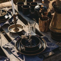 Barebones Enamel Bowl - Set Of 2 -Roam Ready CKW 340 1