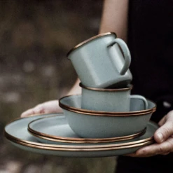 Barebones Enamel Cup - Set Of 2 -Roam Ready CKW 428 03