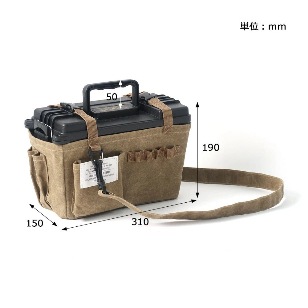 Post General Waxed Canvas Ammo Tool Box 7 Post General Waxed Canvas Ammo Tool Box - Image 5