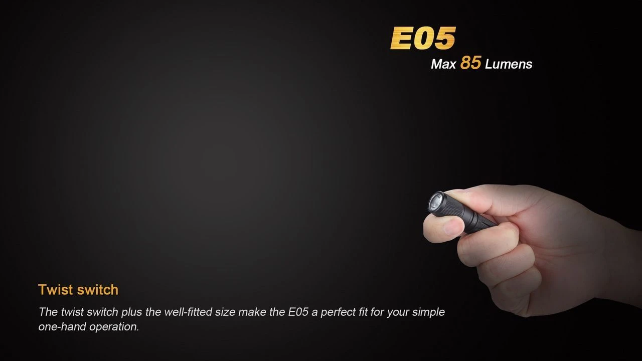Fenix E05 XP-E2 LED Flashlight 12 Fenix E05 XP-E2 LED Flashlight - Image 10
