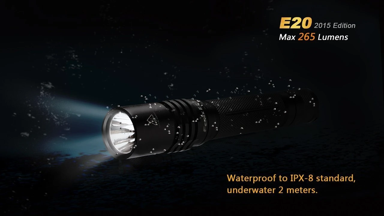 Fenix E20 XP-E2 LED Flashlight (2015 EDITION) 8 Fenix E20 XP-E2 LED Flashlight (2015 EDITION) - Image 6