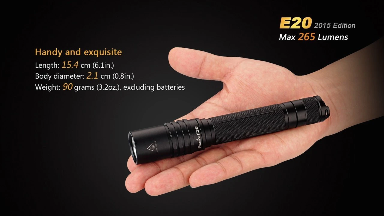 Fenix E20 XP-E2 LED Flashlight (2015 EDITION) 11 Fenix E20 XP-E2 LED Flashlight (2015 EDITION) - Image 9