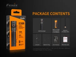 Fenix E30R Luminus SST40 LED Flashlight BLACK -Roam Ready E30RA E 11 48851.1556287406