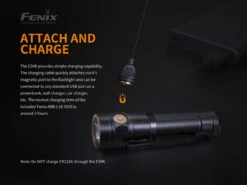 Fenix E30R Luminus SST40 LED Flashlight BLACK -Roam Ready E30RA E 4 96438.1556287405