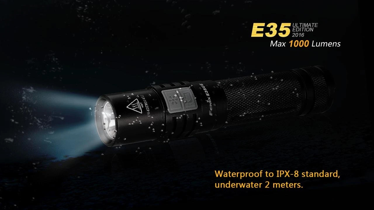 Fenix E35 XL-L2 UE LED Flashlight Black 2016 Version 13 Fenix E35 XL-L2 UE LED Flashlight Black 2016 Version - Image 11