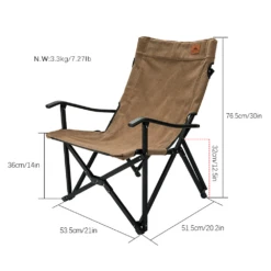 Campingmoon Foldable Camping Chair -Roam Ready F 1003C CF 3