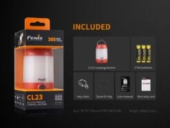Fenix CL23 Camping Lantern Fresh Green -Roam Ready Fenix CL23 Lantern Included