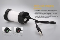 Fenix Rechargable Camping Lantern Olive Green -Roam Ready Fenix CL25R Camping Lantern USB Rechargeable