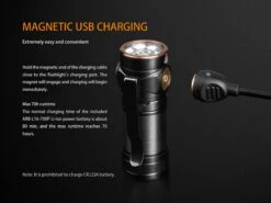 Fenix E18R XP-L Hi Led Flashlight Black 750 Lumen -Roam Ready Fenix E18R EDC Flashlight magnetic charging 1