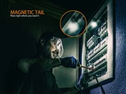 Fenix E18R XP-L Hi Led Flashlight Black 750 Lumen -Roam Ready Fenix E18R EDC Flashlight magnetic tail