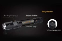 Fenix E25 LED Flashlight (UE Version) -Roam Ready Fenix E25UE Flashlight Features