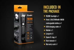 Fenix TK20R Rechargeable Tactical Flashlight -Roam Ready Fenix TK20R Flashlight included