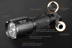 Fenix TK25 RED LED Flashlight -Roam Ready Fenix TK25 Red Tactical Flashlight features