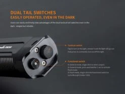 Fenix TK35 2018 XHP35 HI LED Flashlight 1300LM Black -Roam Ready Fenix TK35 2018 Flashlight switches 1