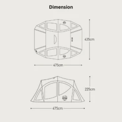 KZM Gotland Swell House Tent -Roam Ready GotlandShellHouse eb71dd3b ebdd 4b64 9233 788117cbbf76