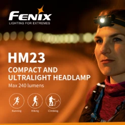Fenix HM23 Headlamp - 240 Lumens -Roam Ready HM23 6