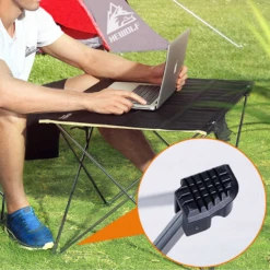 Hewolf Ultralight Foldable Table Black -Roam Ready HW 1678 04