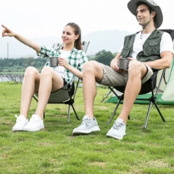 Hewolf Space Medium Aluminum Alloy Foldable Chair -Roam Ready HW J2049 BLK 4