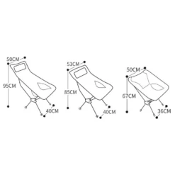 Hewolf Space Large Aluminum Alloy Foldable Chair -Roam Ready HW J2049 BLK 9 87f8eb6f 9819 4036 a907 575277d356db