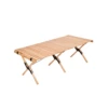 Hewolf Foldable Large Wooden Egg Roll Table -Roam Ready HW J2097 08