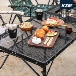 KZM Union Iron Mesh 2 Folding Table -Roam Ready K20T3U003 3