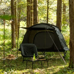 [NEW] KZM Black Cot Tent II -Roam Ready K221T3T01 04