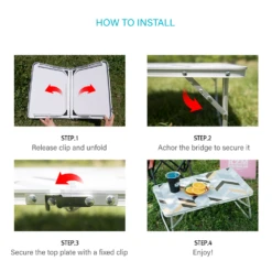 KZM Slim Mini 2 Folding Table Ⅱ -Roam Ready K9T3U007 6