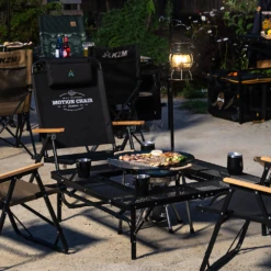 KZM Iron Mesh Fireplace Table II -Roam Ready K9T3U012 7