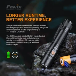 Fenix LD32 UVC XHP 35 HI And 10mW UVC LED Flashlight Black -Roam Ready LD32 8 600x600 1