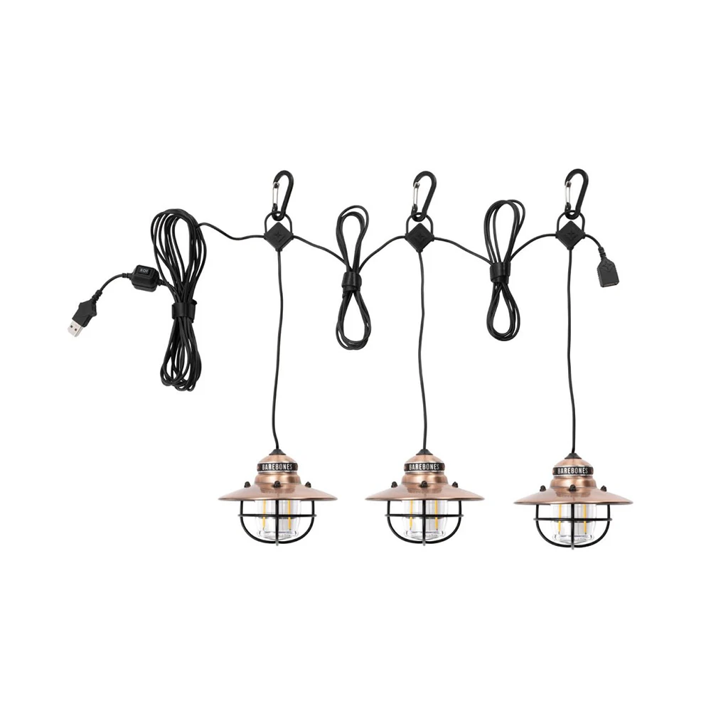 Barebones Edison String Lights Copper 4 Barebones Edison String Lights Copper - Image 2