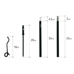 DoD Lantern Stand Set RX -Roam Ready LP1 753 BK 4
