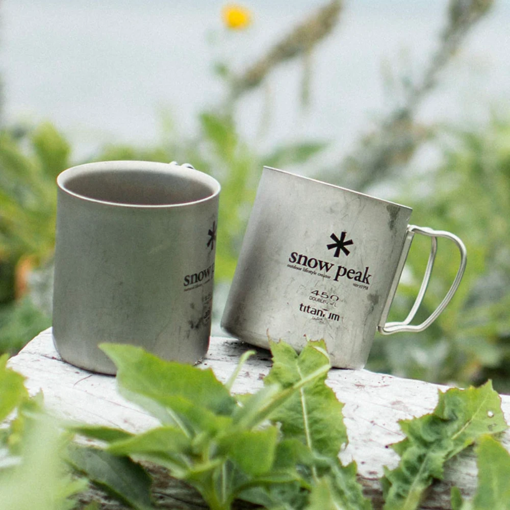 Snow Peak Titanium Double Wall Cup 450ml 6 Snow Peak Titanium Double Wall Cup 450ml - Image 4