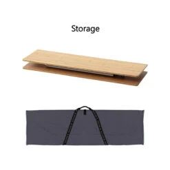 Snow Peak Single Action Table Long, Bamboo Top 11 Snow Peak Single Action Table Long, Bamboo Top -Roam Ready LV 015TR 03