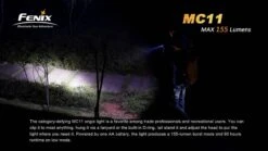 Fenix MC11 Anglelight Black Upgraded Version 155 Lumens -Roam Ready MC11 2 34871 64017.1443047020