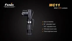 Fenix MC11 Anglelight Black Upgraded Version 155 Lumens -Roam Ready MC11 3 71839 58210.1443047020