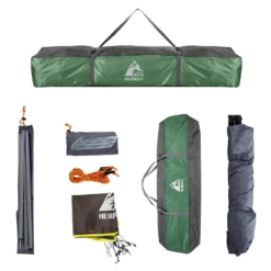 Hewolf Auto 3-4 Person Tent - Green -Roam Ready MON 1654 GRN 5