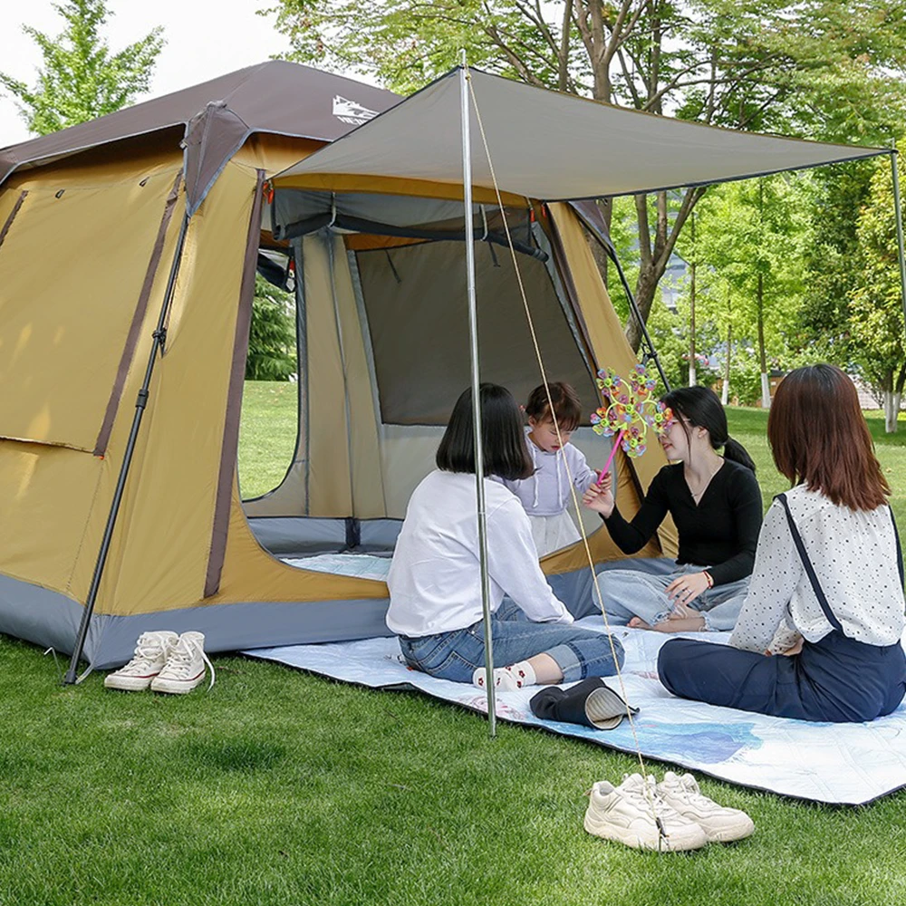 Hewolf Large 8 Person Square Top Automatic Tent 8 Hewolf Large 8 Person Square Top Automatic Tent - Image 6