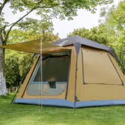 Hewolf Large 8 Person Square Top Automatic Tent 16 Hewolf Large 8 Person Square Top Automatic Tent -Roam Ready MON 1847 CAM 5
