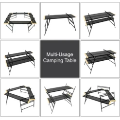 Camp Leader Portable And Multiple Function BBQ Table -Roam Ready MON24 2 jpg