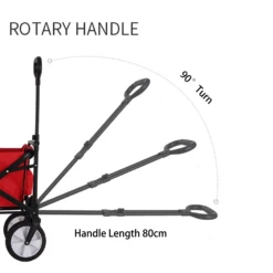 Camp Leader Camping Push Wagon - Black -Roam Ready MON42 8 edited