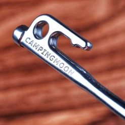 Campingmoon Stainless Steel Tent Pegs Silver -Roam Ready R26 8 7