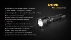 Fenix RC20 XM-L2 U2 Rechargable LED 28 Fenix RC20 XM-L2 U2 Rechargable LED -Roam Ready RC20 15 50886.1443026306.1280.1280 07283.1495815302