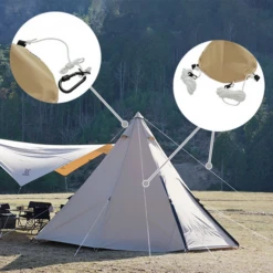 DoD Tongari Hat - One Pole Tent Cap -Roam Ready TG1 768 BK 9 600x600 7d734073 3cea 44a0 97db 9b3ae19c47c6