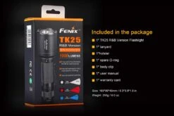 Fenix TK25 LED Flashlight RB Version Black 17 Fenix TK25 LED Flashlight RB Version Black -Roam Ready TK25RB Hunting Flashlight Included