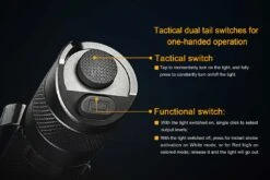 Fenix TK25 LED Flashlight RB Version Black 14 Fenix TK25 LED Flashlight RB Version Black -Roam Ready TK25RB Hunting Flashlight Switches