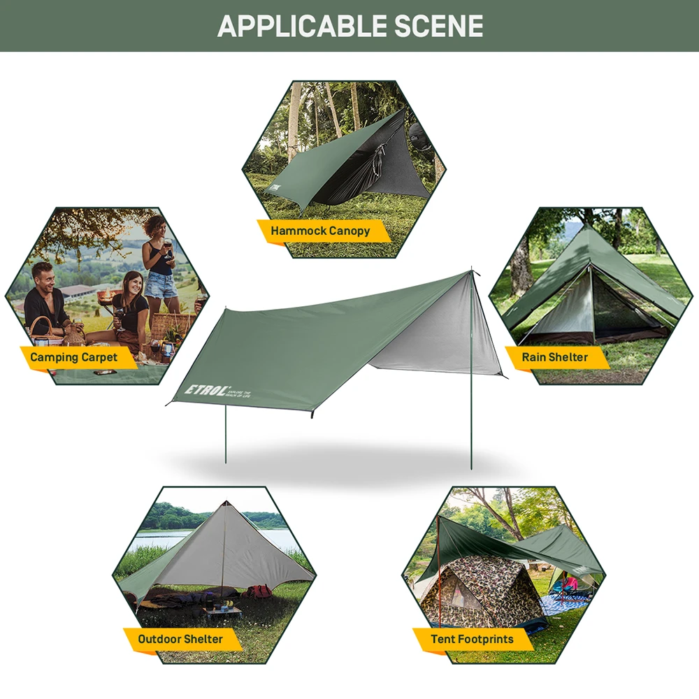 Etrol Flying Squirrel Rainfly Tarp 5 Etrol Flying Squirrel Rainfly Tarp - Image 3