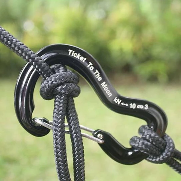 Ticket To The Moon Carabiner For Hammock (1000kg) - 2 Pcs 4 Ticket To The Moon Carabiner For Hammock (1000kg) - 2 Pcs - Image 3
