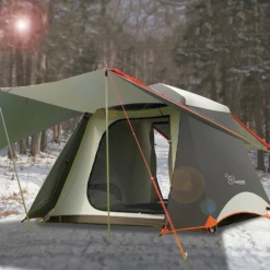 Vidalido Large Instant Cabin Tent Plus - White Coffee -Roam Ready TT 091 9